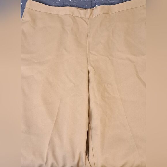 Alfred Dunner San Antionio RK tan pull on pants size 18 NWT - Picture 4 of 7